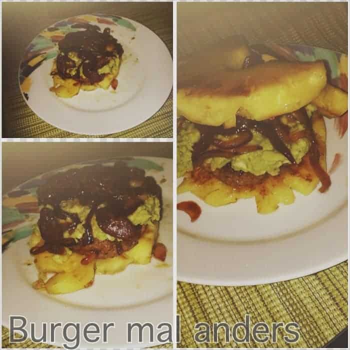 Burger aus Ananasscheiben