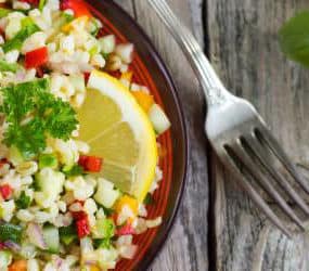 Bulgur-Salat im Glas