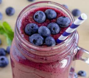 Buttermilch Blueberry Smoothie