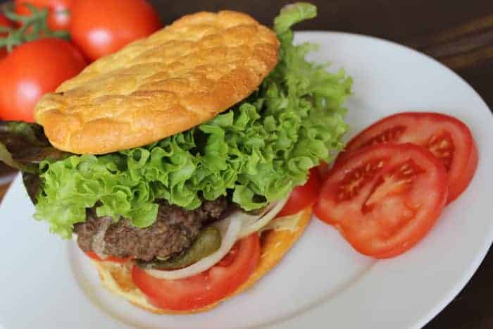 Burger Rindfleisch Tomate No Carb