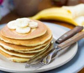 Mehlfreie Bananen Pancakes