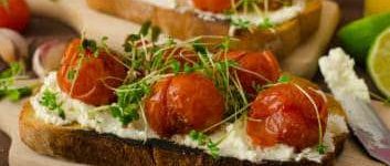 Ricotta Tomaten Brot