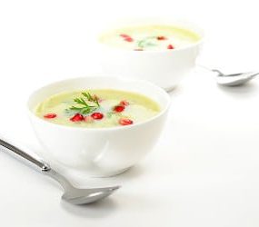 ayurvedische kueche mandel suppe