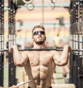 CrossFit Athlet Sebastian im Wettkampf