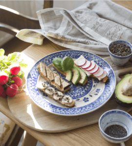 Heute gibt es Süßkartoffeln als Brotscheiben