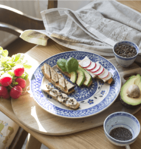 Heute gibt es Süßkartoffeln als Brotscheiben