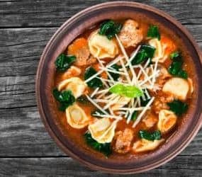 tortellini-suppe